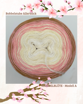 Bobbel des Monats Juni 25 " MANDELBLÜTE " 4 Farben